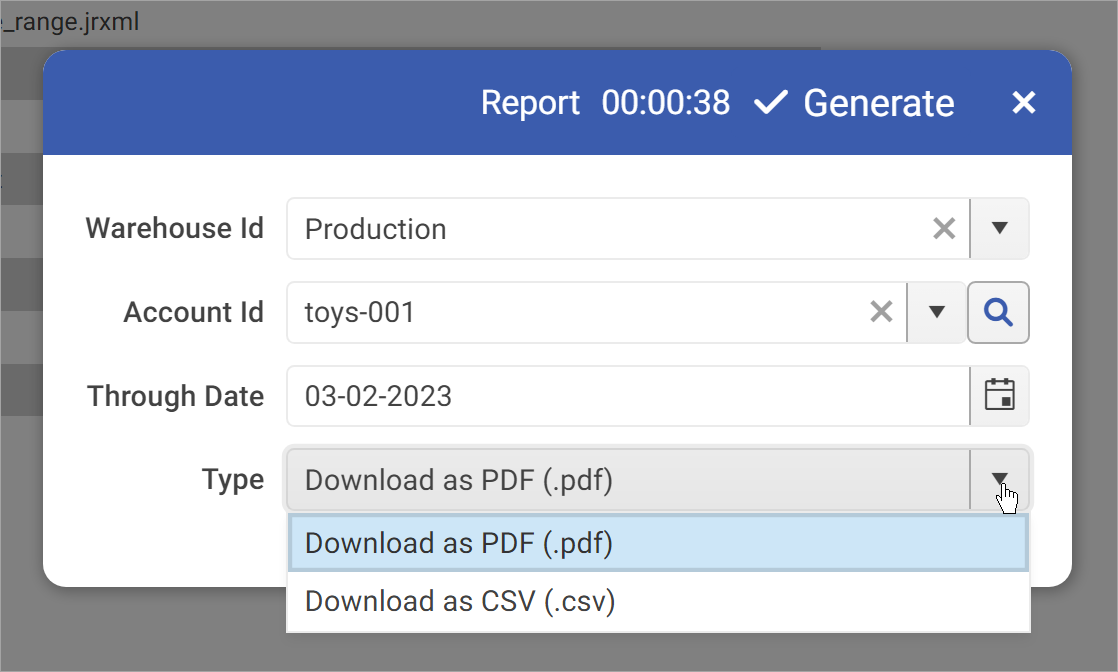 Reports List – Da Vinci Unified