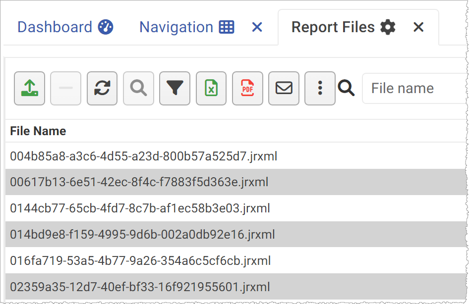 Report Files – Da Vinci Unified