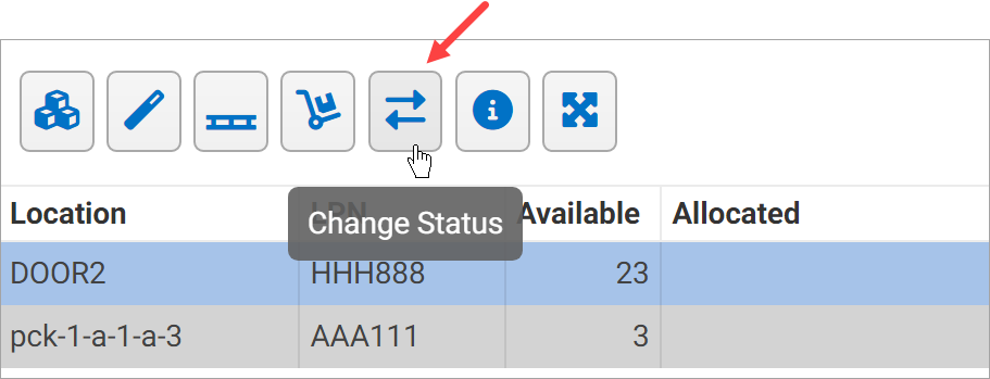 Change Kit Status (UI) – Da Vinci Unified