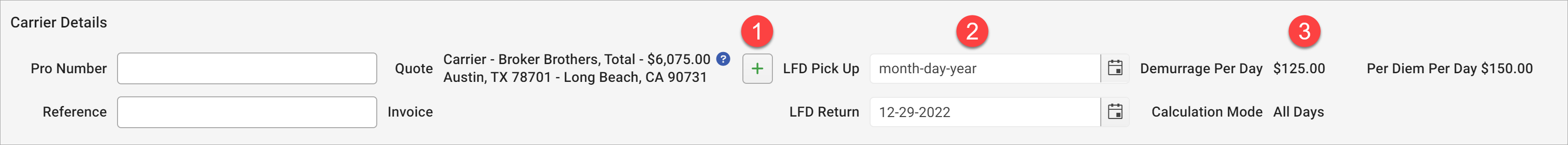 Add Carrier Details – Da Vinci Unified