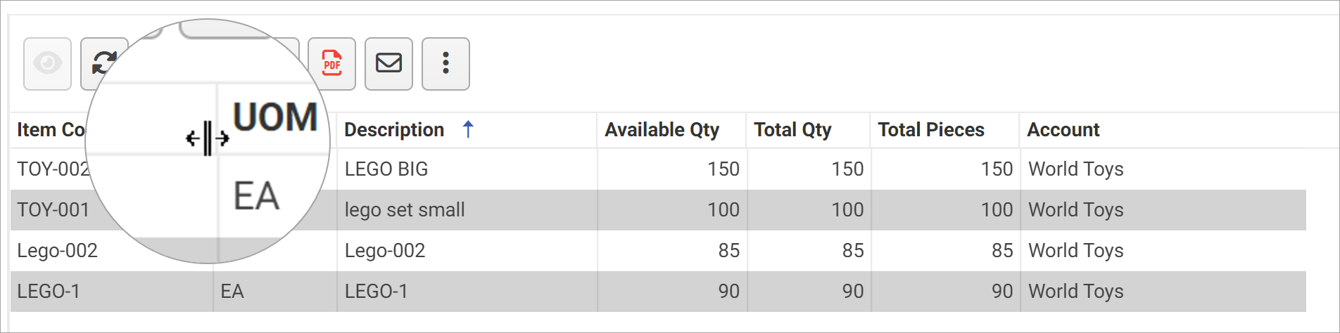 How to Customize Table Layout – Da Vinci Unified