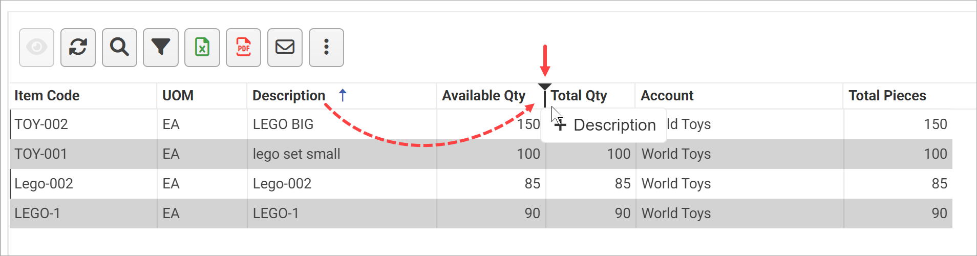 How to Customize Table Layout – Da Vinci Unified